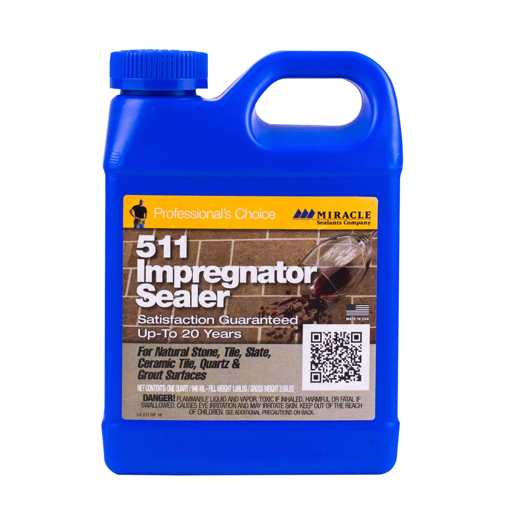 511 Impregnador. Sellador Apariencia Natural Ideal para Mármoles en Fachadas, Pisos y Baños