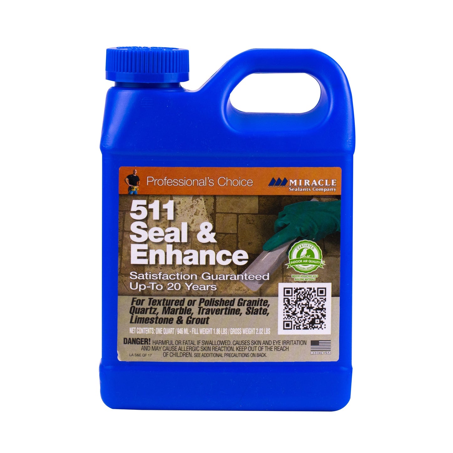 511 Seal & Enhance. Sellador y Realzador de Color para Mármoles y Granitos