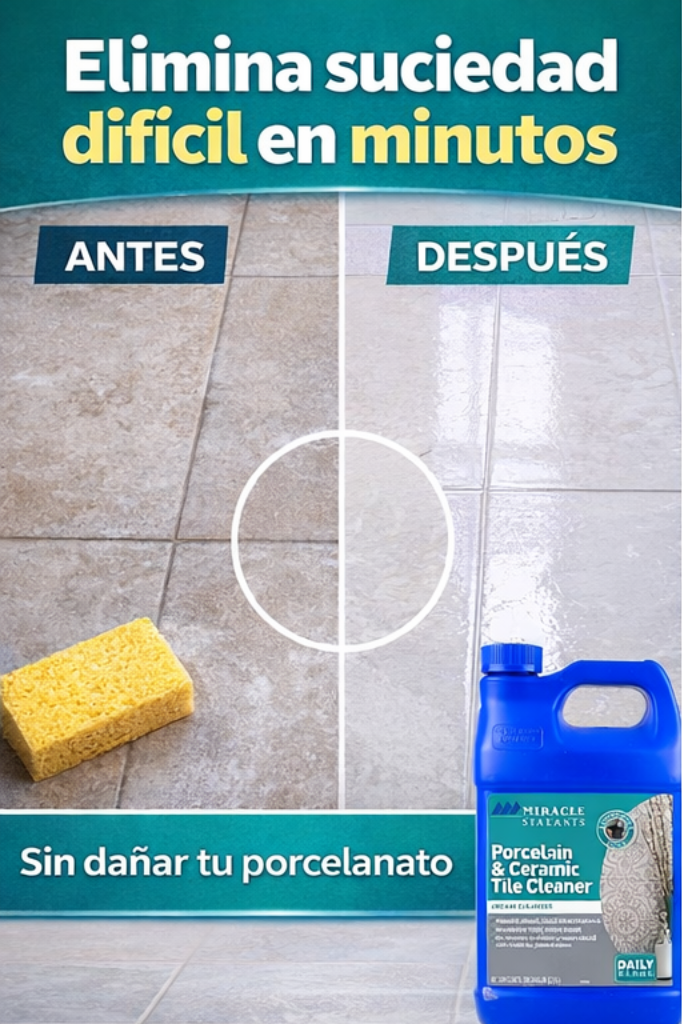 Porcelain & Ceramic Tile Cleaner. Limpiador especial para Porcelanatos y Cerámicas