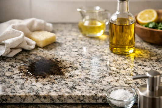 Cómo evitar manchas de aceite en granito