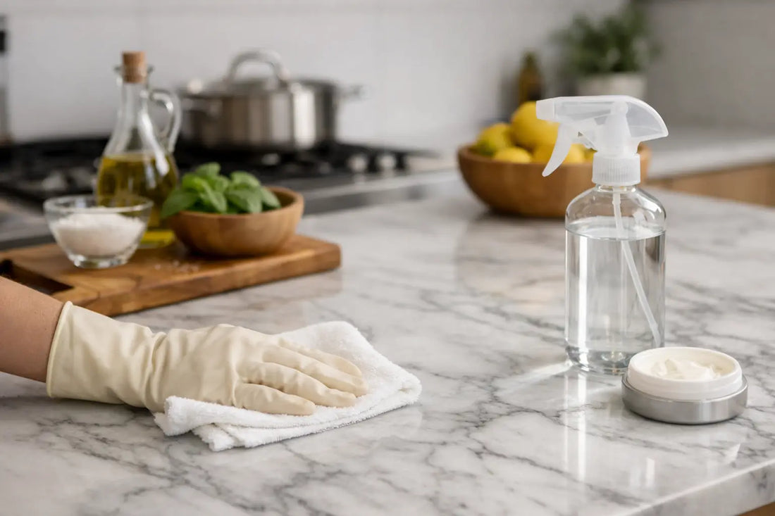 Cómo proteger el mármol en cocina