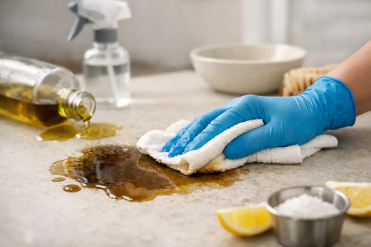 Cómo quitar manchas de aceite sin dañar la superficie