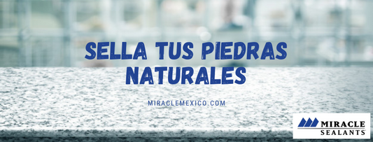 Sella tus piedras naturales