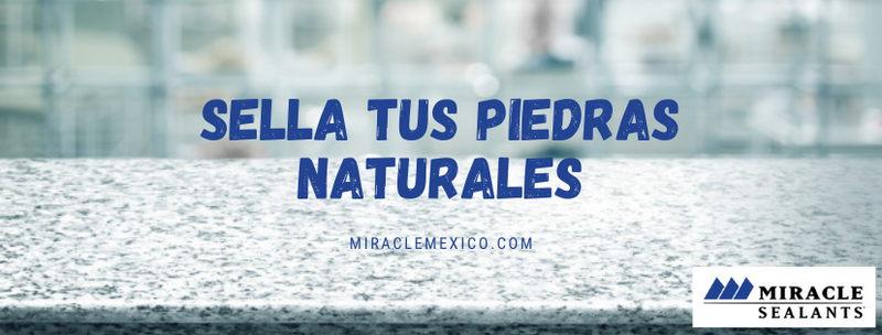 Sella tus piedras naturales