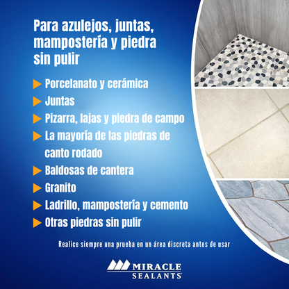 Porcelain & Ceramic Tile Cleaner -Jabón especial para porcelanatos y cerámicas -  Miracle Sealants