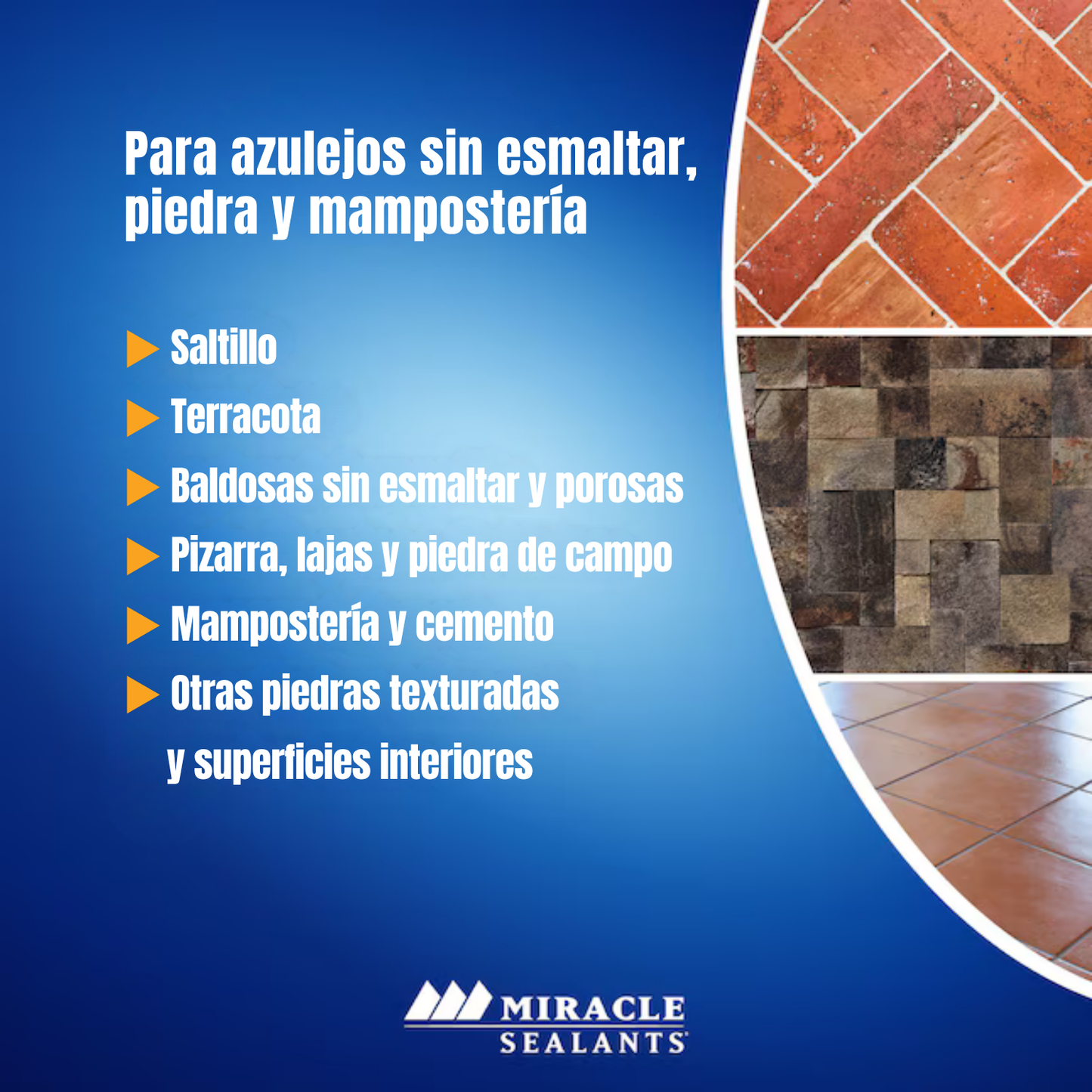 Mira Matte -Sellador apariencia húmeda para canteras, barro y concreto -  Miracle Sealants