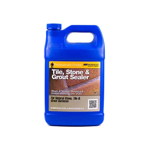 Tile, Stone and Grout Sealer (Agua) -Sellador económico para cantera, barro y concreto base agua -  Miracle Sealants