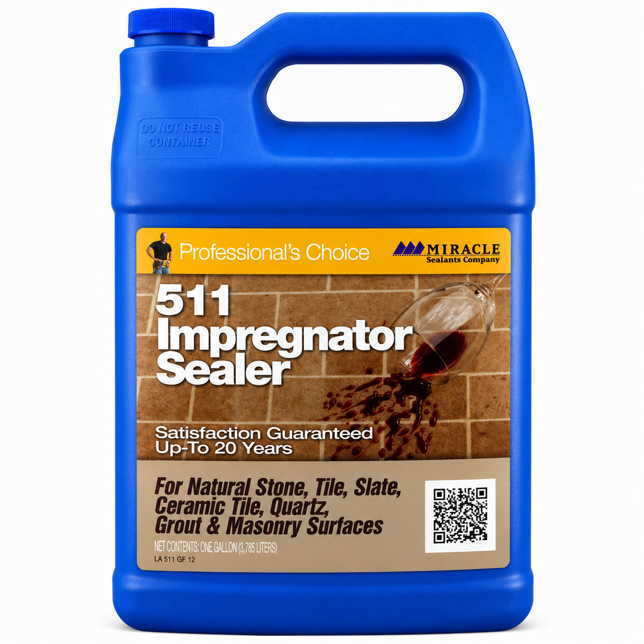511 Impregnador. Sellador Apariencia Natural Ideal para Mármoles en Fachadas, Pisos y Baños