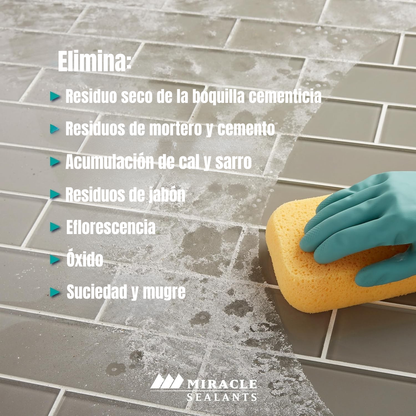 Heavy Duty Acidic Cleaner-Jabón ácido para superficies no pulidas - Miracle Sealants