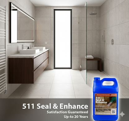 511 Seal & Enhance -Sellador apariencia húmeda para mármoles y granitos -  Miracle Sealants