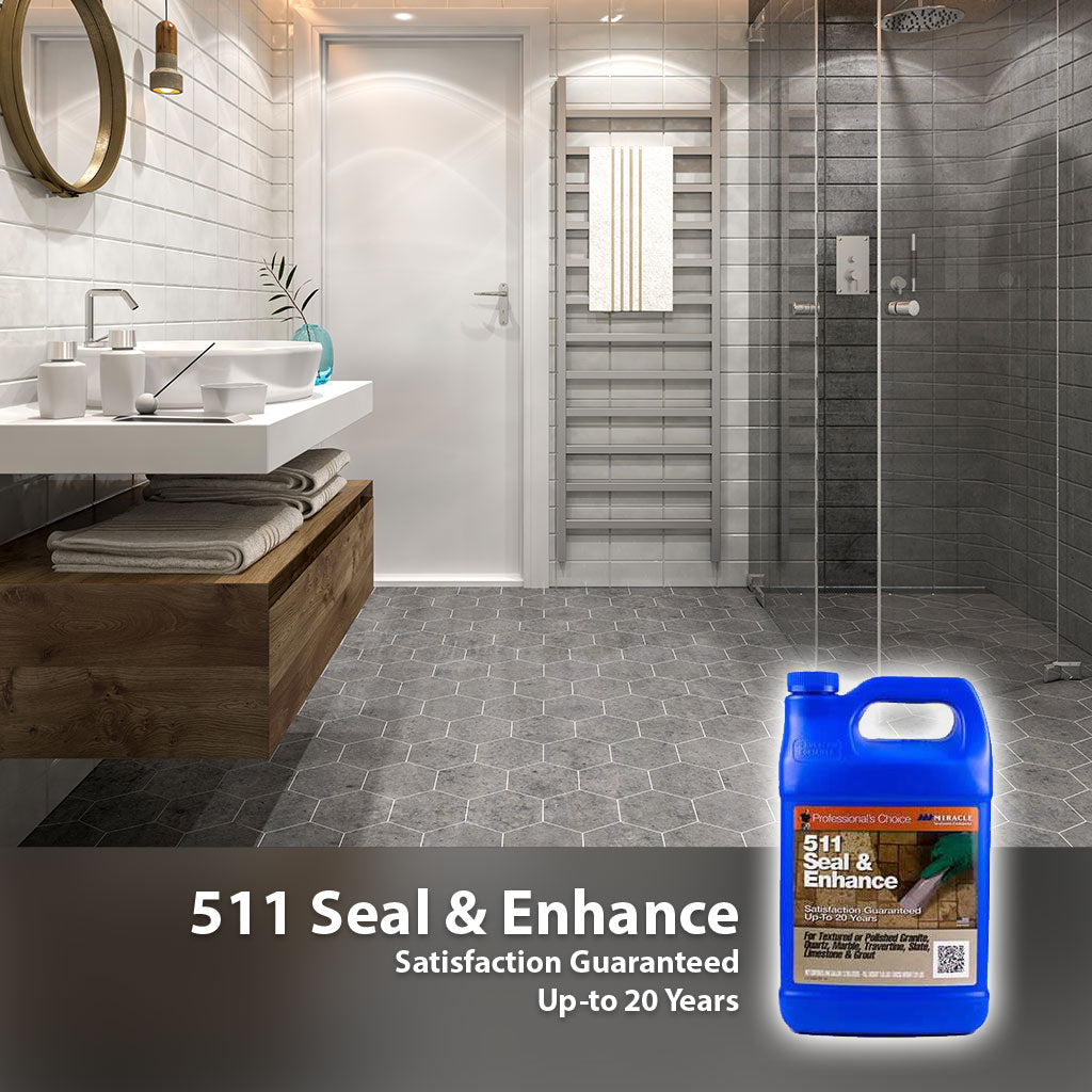 511 Seal & Enhance -Sellador apariencia húmeda para mármoles y granitos -  Miracle Sealants