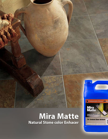 Mira Matte -Sellador apariencia húmeda para canteras, barro y concreto -  Miracle Sealants