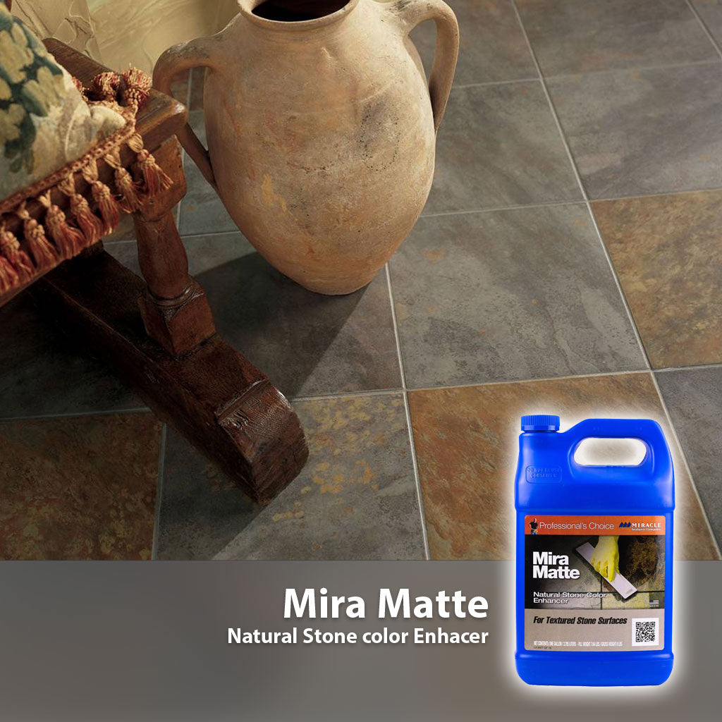Mira Matte -Sellador apariencia húmeda para canteras, barro y concreto -  Miracle Sealants